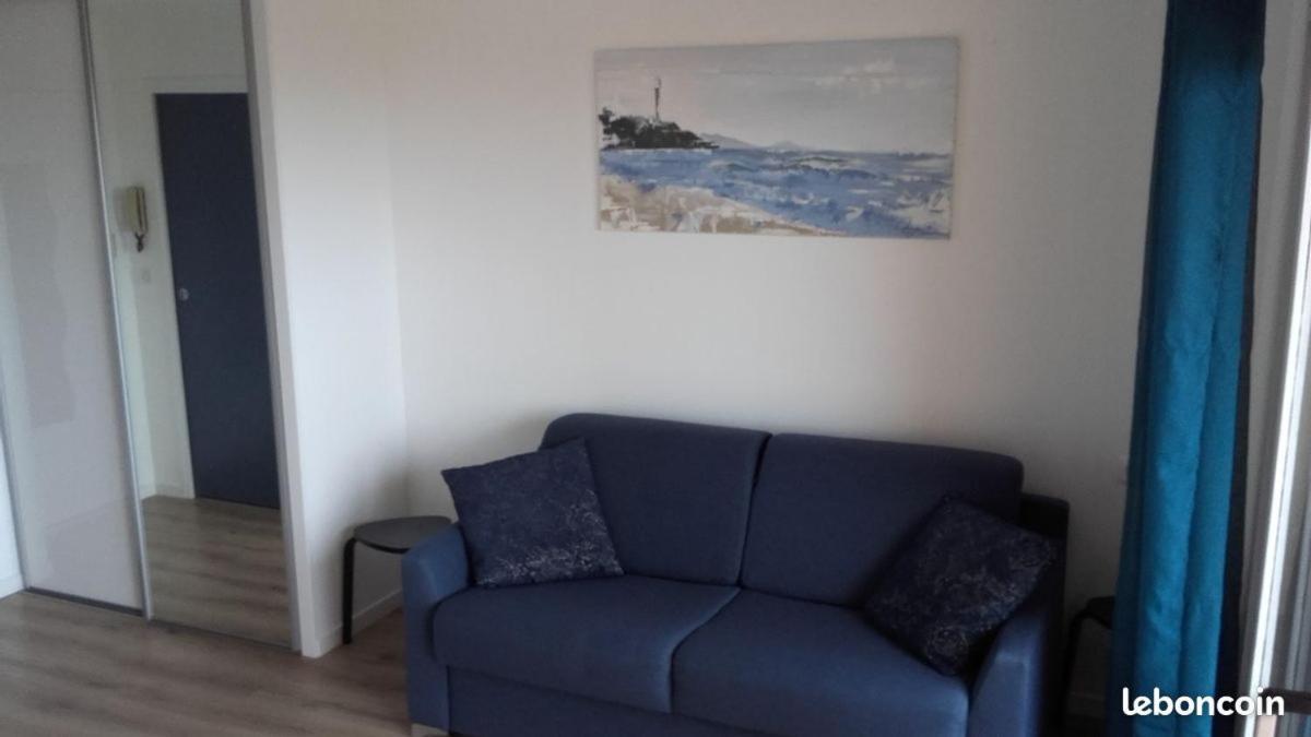 Anglet-Biarritz Studio Vue Mer - Terrasse + Garage エクステリア 写真